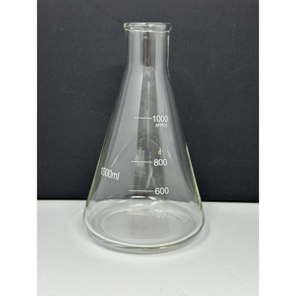 Glass Karter Flask 1000 ml Beaker T2